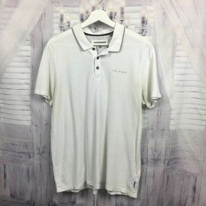 Ted Baker Polo Shirt Collared Short Sleeve Stretch